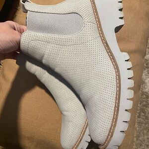 Dolce Vita Gray Ankle Booties with Textured Upper